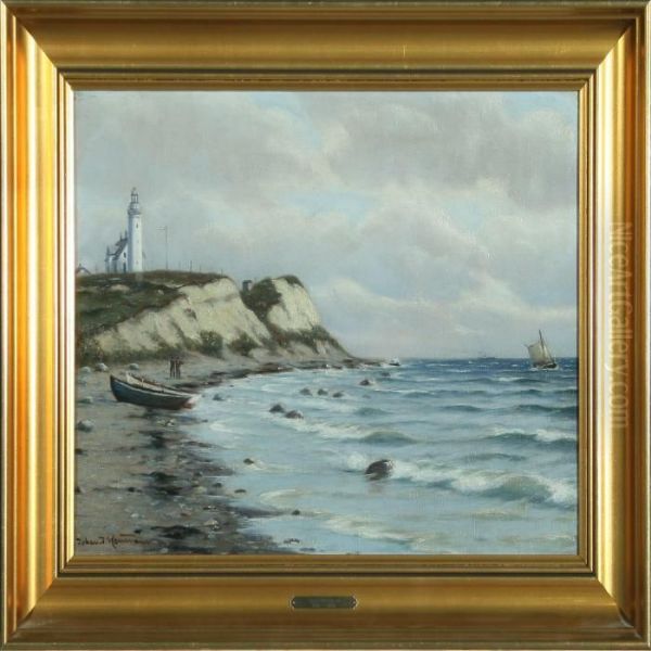 Marine Oil Painting by Johann Jens Neumann