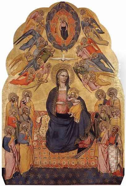 The Virgin of Humility 1375-80 Oil Painting by Cenni Di Francesco Di Ser Cenni