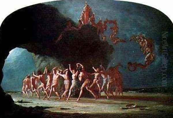 Come Unto These Yellow Sands Oil Painting by Richard Dadd