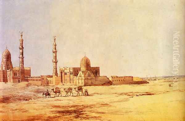 Tombs Of The Khalifs, Cairo Oil Painting by Richard Dadd