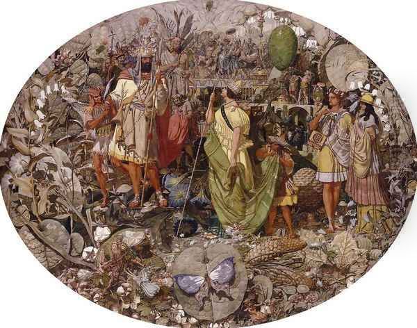 Contradiction: Oberon and Titania Oil Painting by Richard Dadd