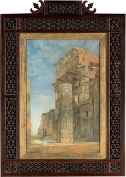 Kom Ombo Oil Painting by Henry Roderick Newman