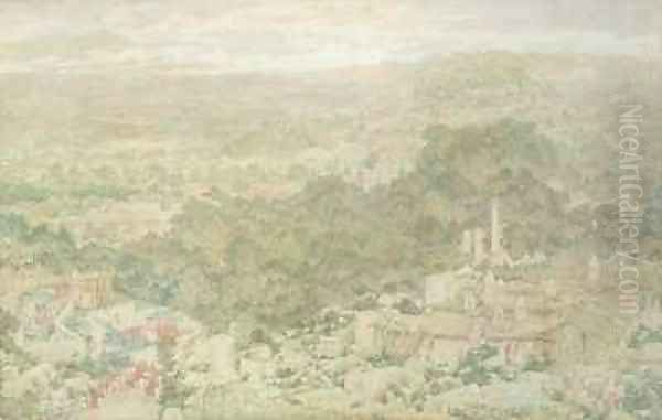 A View of the Ancient City of Tlos in Lycia Oil Painting by Richard Dadd