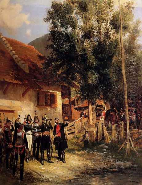 The Orientation Oil Painting by Jean Baptiste Edouard Detaille