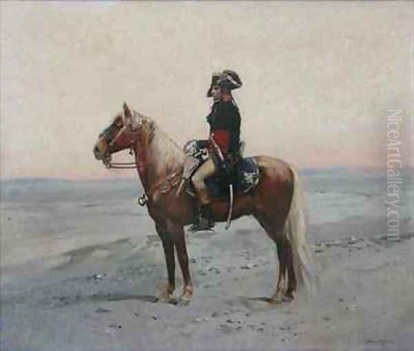 Bonaparte in Egypt Oil Painting by Jean Baptiste Edouard Detaille