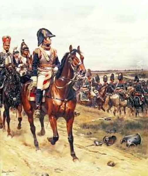 General of the First Empire Oil Painting by Jean Baptiste Edouard Detaille