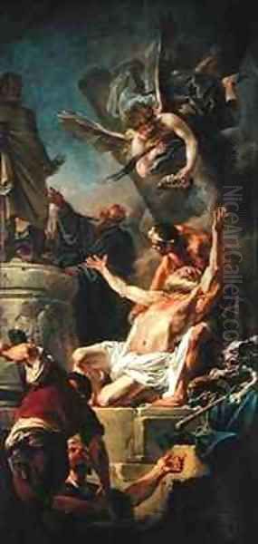 The Martyrdom of St Andrew Oil Painting by Jean-baptiste Deshays