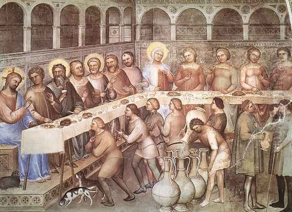 Marriage at Cana 1376-78 Oil Painting by Giusto di Giovanni de' Menabuoi