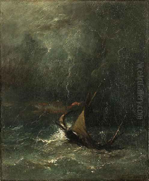 Untitled Oil Painting by Jules Dupre