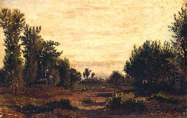 La Campagne Oil Painting by Jules Dupre