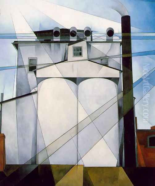 My Egypt Oil Painting by Charles Demuth