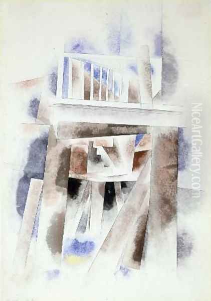 Architecture Oil Painting by Charles Demuth