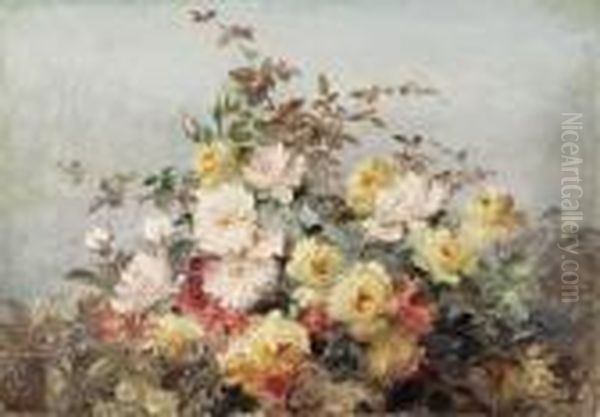 Bouquet Of Roses
Oil On Canvas Oil Painting by Thorvald Simeon Niss