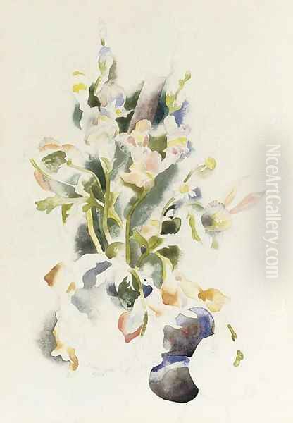 Floral Still Life 2 Oil Painting by Charles Demuth