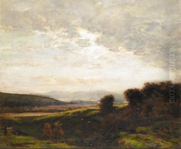 Rain Approaching Oil Painting by James Campbell Noble