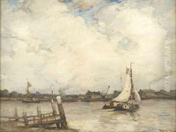 Dordrecht Oil Painting by James Campbell Noble