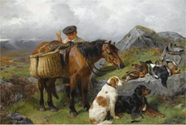 The Young Gamekeeper Oil Painting by John Sargent Noble