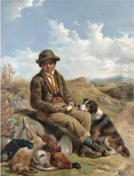 The Young Gamekeeper Oil Painting by John Sargent Noble