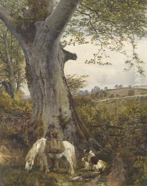 The Edge Of The Wood Oil Painting by John Sargent Noble