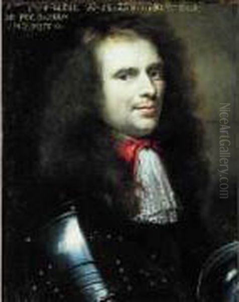 Portrait D'un Marechal De France Mort Au Siege De Douai, Le 2
 Juillet 1667 Oil Painting by Jean Nocret I