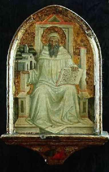 St Romuald Oil Painting by Bicci Di Lorenzo