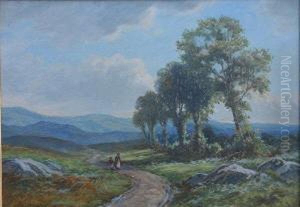 Among The Hills, Malvern Wells Oil Painting by John Bates Noel