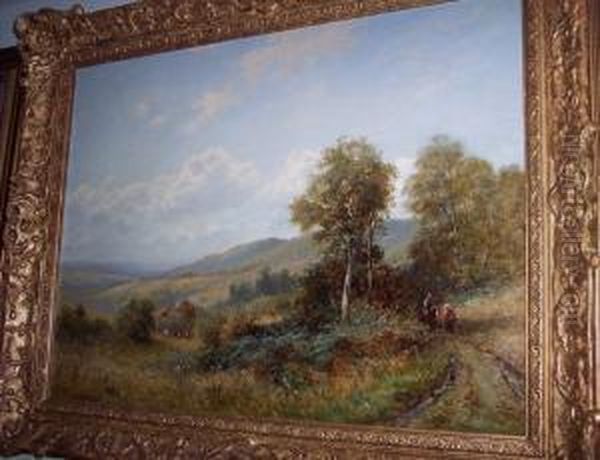 The Vinesend Banks West Malvern Oil Painting by John Bates Noel