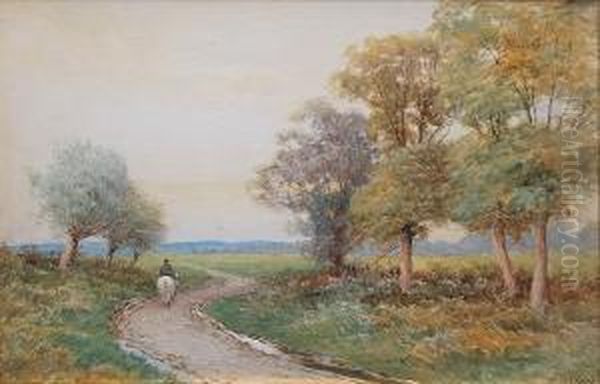 View Horse Lane, Malvern Oil Painting by John Bates Noel