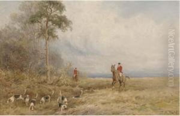 Drawing Cover; And Gone To Ground Oil Painting by John Bates Noel