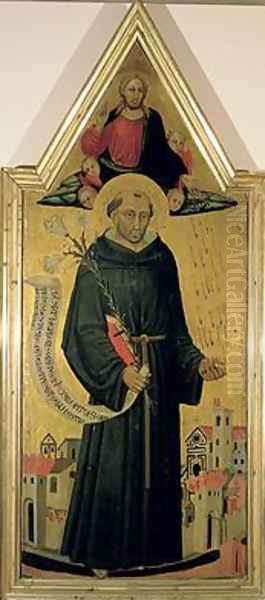 St Nicholas of Tolentino Oil Painting by Bicci Di Lorenzo