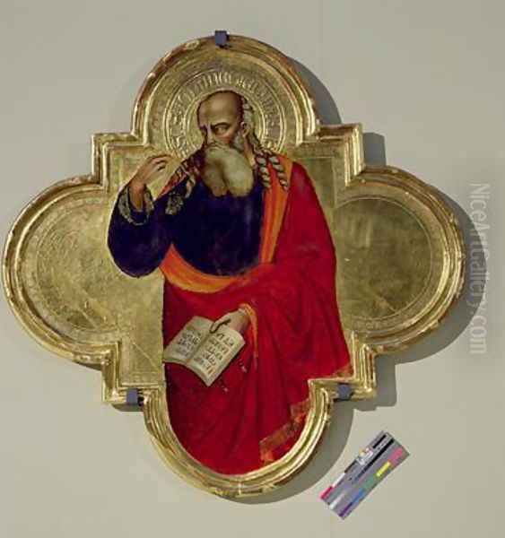 St John Oil Painting by Bicci Di Lorenzo