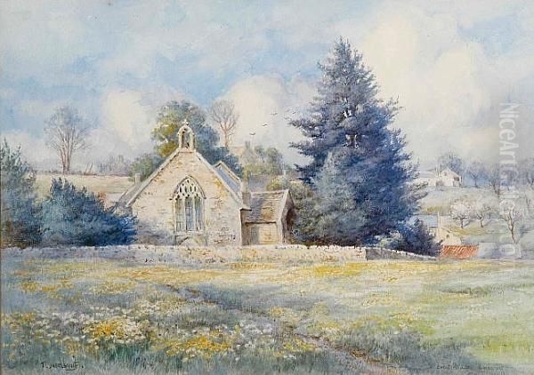 Chesterblade, Somerset Oil Painting by Thomas Noelsmith