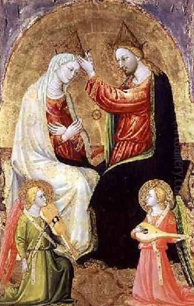 The Coronation of the Virgin Oil Painting by Bicci Di Lorenzo