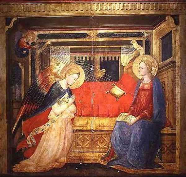 The Annunciation Oil Painting by Bicci Di Lorenzo