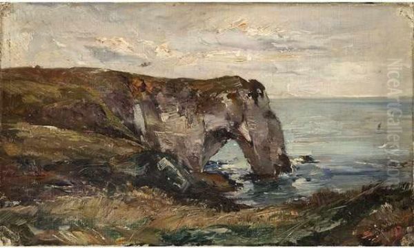 :etretat Oil Painting by Emile Noirot