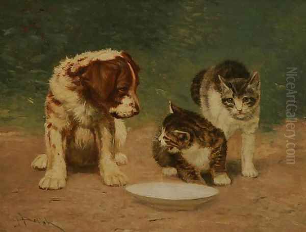 Mutual Distrust Oil Painting by John Henry Dolph