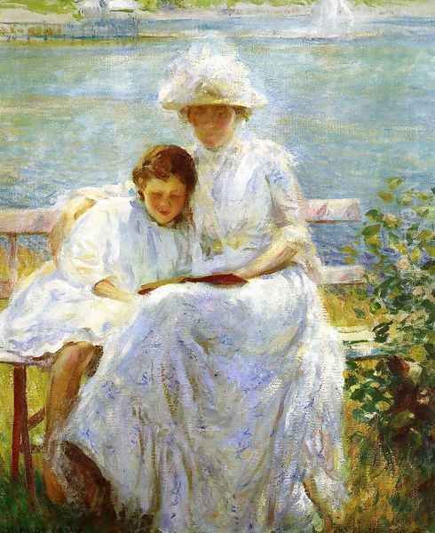 June Sunlight Oil Painting by Joseph Rodefer DeCamp