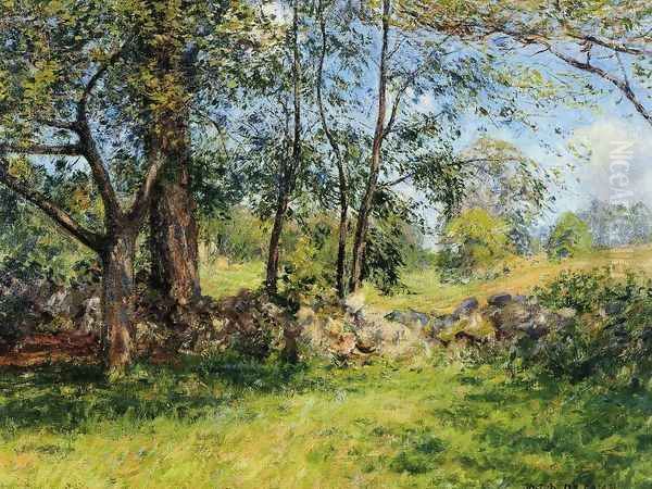 Summer Landscape (or Summertime) Oil Painting by Joseph Rodefer DeCamp