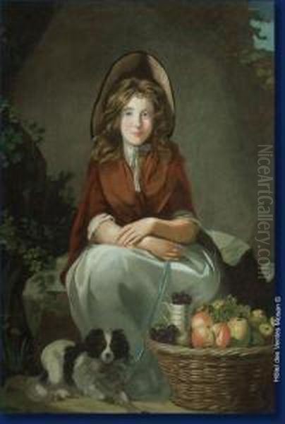 Fillette Aux Fruits Oil Painting by James Northcote