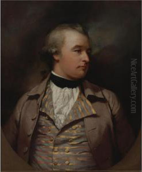 Portrait Of Phillip Morshead, Esq. (1748-1803) Of Widey Court, Plymouth Oil Painting by James Northcote