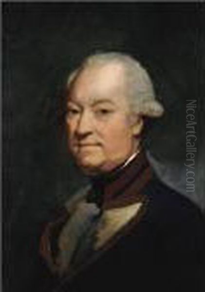 Portrait Of Admiral John Carter Allen Oil Painting by James Northcote