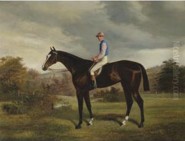 The Grand Nation Winner Voluptuary With Edward P. Wilson Up Oil Painting by Benjamin Cam Norton