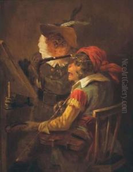 La Musique Oil Painting by Zacharias Noterman