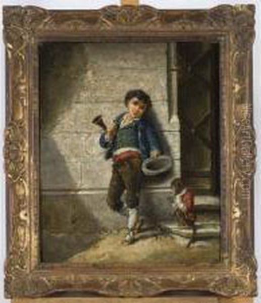 Jeune Saltimbanque Oil Painting by Zacharias Noterman