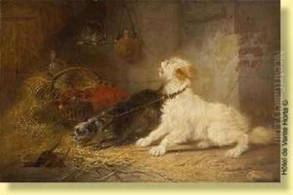 La Chasse Ecourtee Oil Painting by Zacharias Noterman