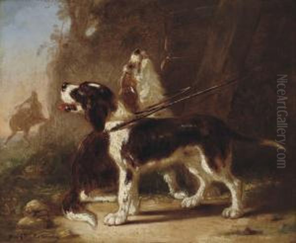 Chiens A La Chasse by Zacharias Noterman