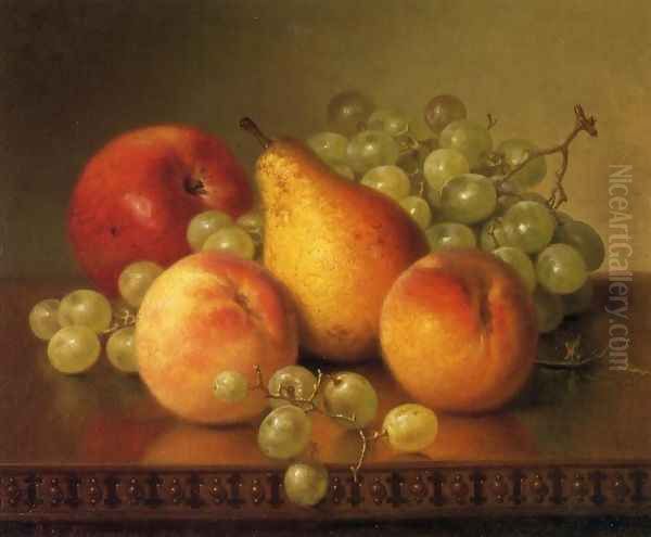 Fruit Still Life Oil Painting by Robert Spear Dunning