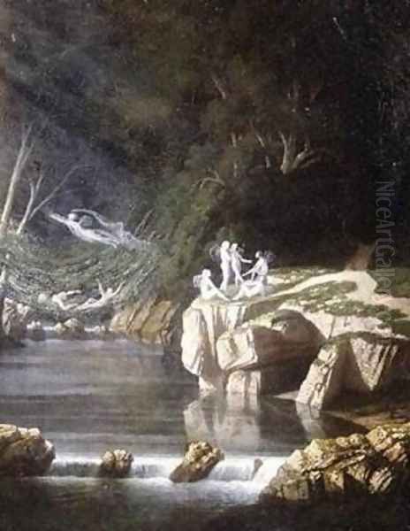 Fairies Oil Painting by Francis Danby