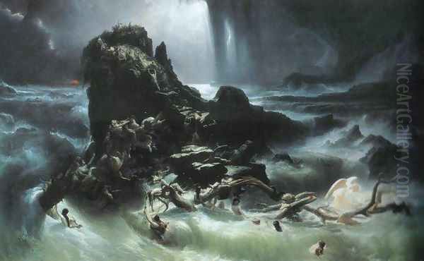 The Deluge Oil Painting by Francis Danby