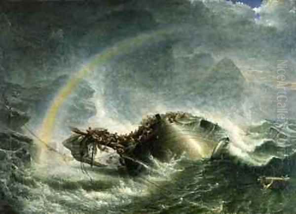 The Shipwreck Oil Painting by Francis Danby